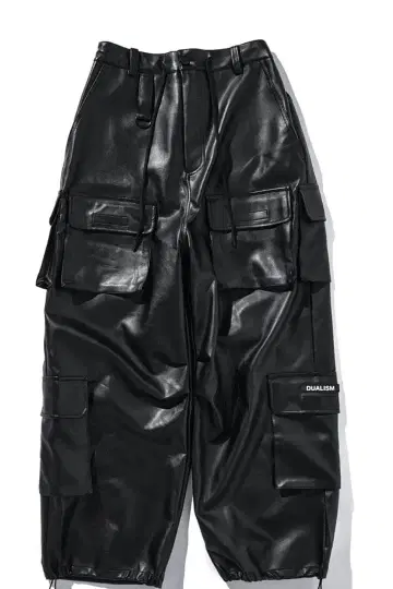 DUALISM 블랙 카고 팬츠
