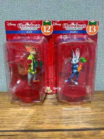 디즈니 Happy 복권 크리스마스 오너먼트 닉 주디 주토피아