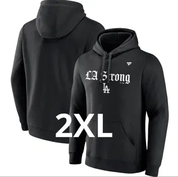 Fanatics 로스앤젤레스 다저스 LA Strong 후드티 블랙