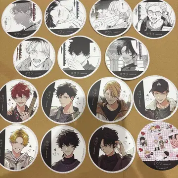 키즈나츠키 기븐 애니카페 특전 코스터 15종 (컴플리트)