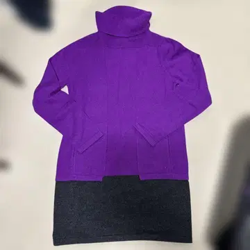 IRIS PARURE 캐시미어 니트 스웨터 L 보라색