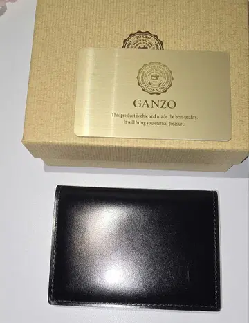GANZO CORDOVAN (코도반) 카드 케이스 교통카드 지갑