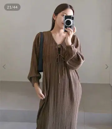 KOBE LETTUCE 플리츠 원피스