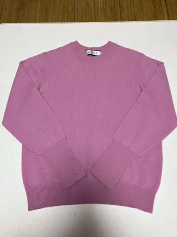 qtume 캐시미어 100% 스웨터 블루벨 스웨터 핑크 크루넥