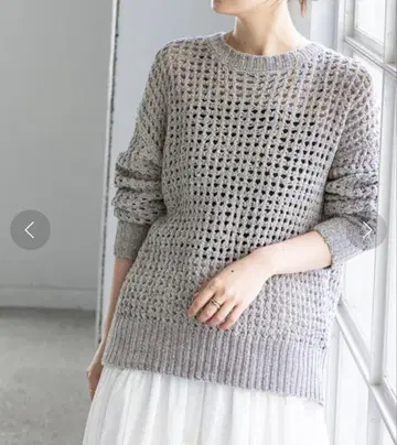 [ Noble ] [ 새상품급 ] 몰 얀 메쉬 패턴 풀오버