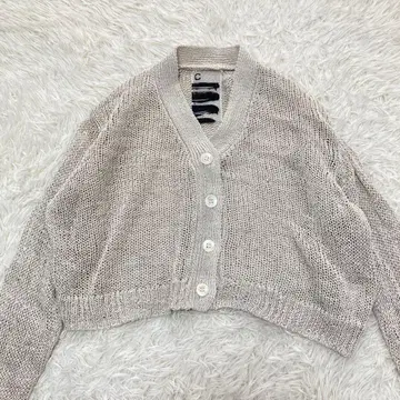 홈 클리닝 완료 Chaos 에피 코튼 니트 가디건 내추럴