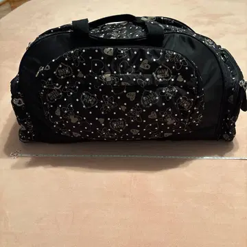 MEZZO PIANO 블랙 도트 보스턴 백