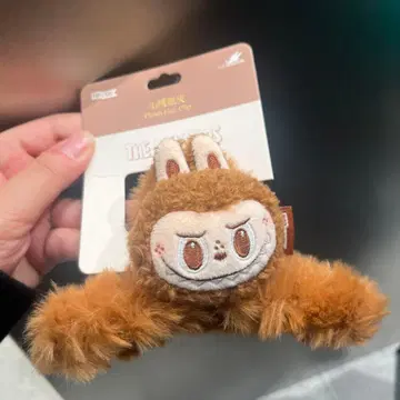 POPLAND 한정판 지모모 헤어 클립 Labubu 러브러브