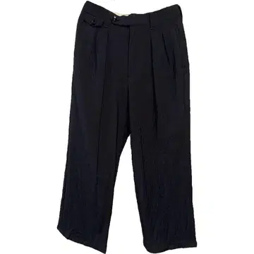 MAISON SPECIAL 블랙 와이드 슬랙스 팬츠