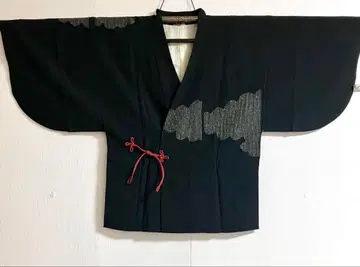 도중기 이중 기모노 순수 실크 Takashimaya 제작