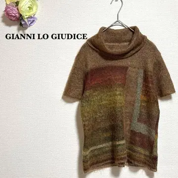 잔니로 주디체 모헤어 혼방 니트 터틀넥 M 가을 컬러 고급 레이어드