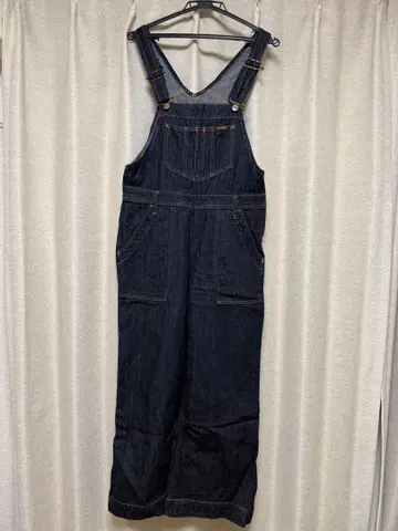 Wrangler 다크 데님 오버롤