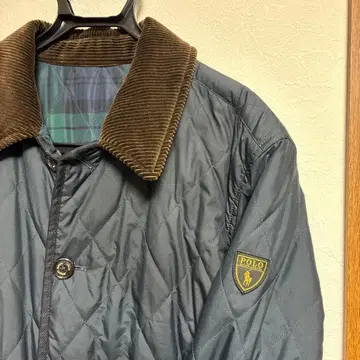 랄프 로렌 다운 코트 리버서블