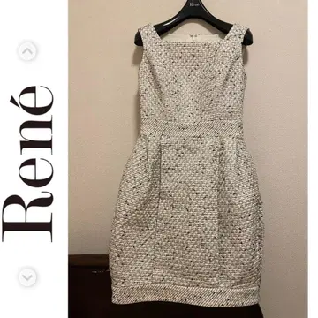 새상품급 Rene tissue32 트위드 원피스