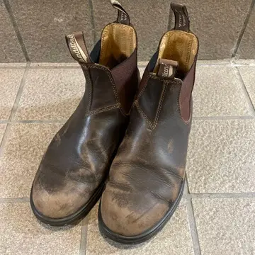 블런스톤 브라운 사이드 고어 부츠 7