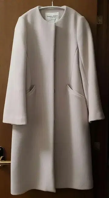 그린 라벨 릴랙싱 노카라 코트 베이지 34 클리닝 완료