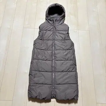 H&M 후디드 퍼 베스트