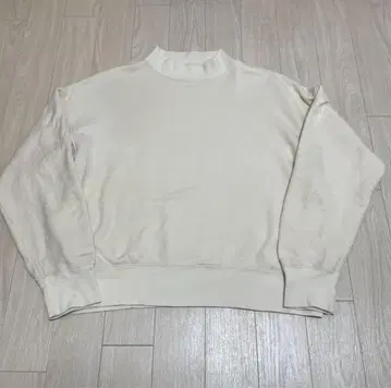 필메랑제 Filmelange 맨투맨 화이트 흰색 4 M 일본제