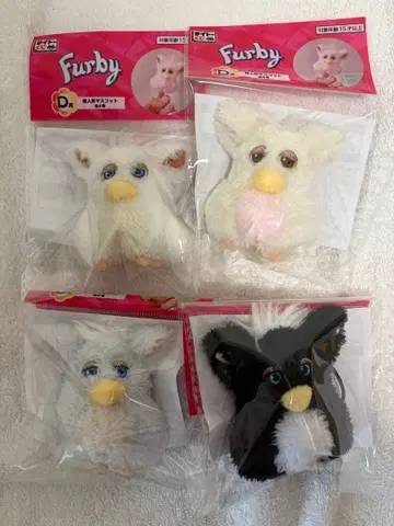 다이토 복권 퍼비 D상 손가락 인형 마스코트 전 4종 세트 컴프