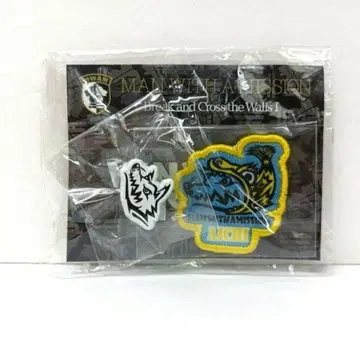 맨위즈 고토치! 벨크로 테이프 와펜 & 로고 핀즈 & 스티커 세트 아이치