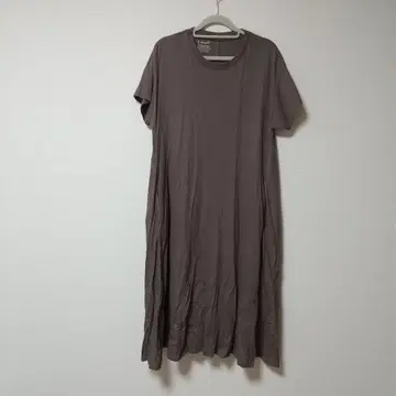 벨메종 브라운 반팔 롱 원피스 티셔츠