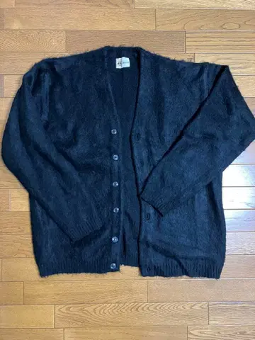 타운크래프트 샤기 가디건 블랙 L 사이즈