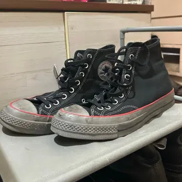 [ 27 ] CONVERSE 척테일러 CT70 블랙 하이컷