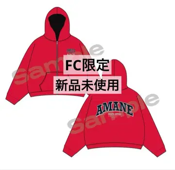 츠키아시 아마네 최애 어필 집업 후드티 후르츠 지퍼 후루파