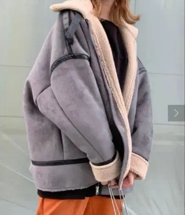 페이크 무스탕 자켓