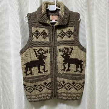 Ciaopanic 루돌프 무늬 니트 베스트 MEDIUM