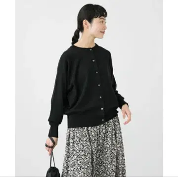 카구레 린넨 크루넥 가디건