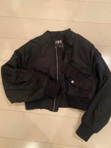 ZARA 크롭 블루종 MA-1