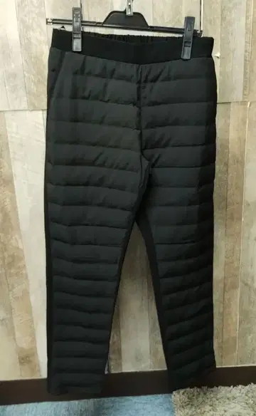 새상품. 따뜻한! noa-ge 다운 팬츠 블랙 LL 사이즈