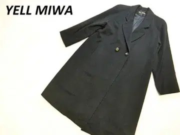 새상품급 YELL MIWA 에일미와 캐시미어 더블 체스터 코트 9