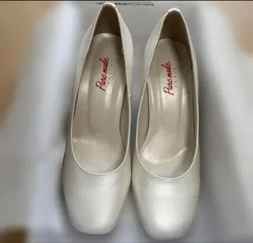 23cm 5cm 힐 브라이덜 신발 화이트