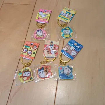 치이카와 (먼작귀) 지역 한정 키링 하치와레 5개