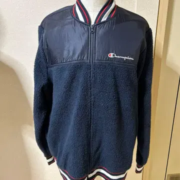 Champion 네이비 플리스 자켓 사이즈 3L