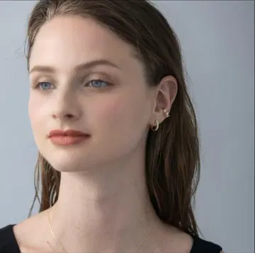 새상품급 STAR JEWELRYK 스타 주얼리 K10 골드 이어커프