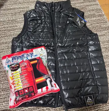 WindCore 히터 베스트 WZ4000 블랙 S 미사용 새상품