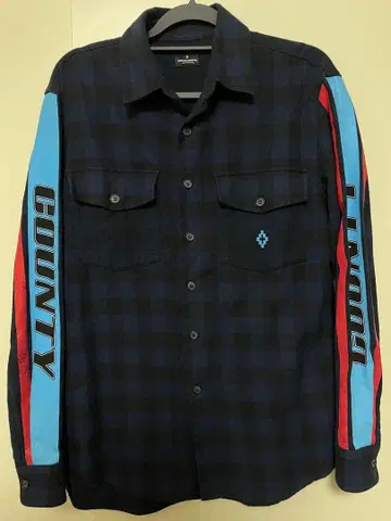 Marcelo Burlon (마르셀로 벌론) 체크 플란넬 셔츠 정품