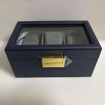 SEIKO 시계 케이스 네이비 3개용
