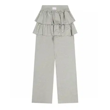 Ronron 프릴 그레이 팬츠 셋업
