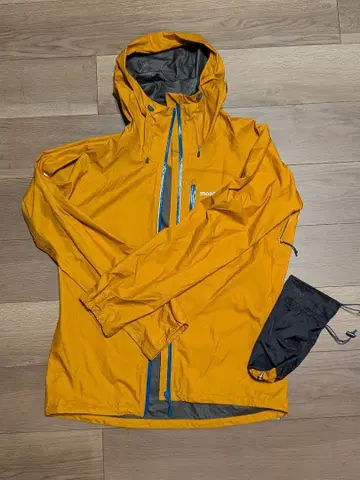 montbell M 사이즈 나일론 자켓 오렌지 GORE-TEX