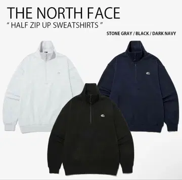 THE NORTH FACE 하프 지퍼 스웨트 셔츠
