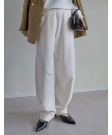 Re:EDIT 스무스 던볼 배럴 레그 팬츠