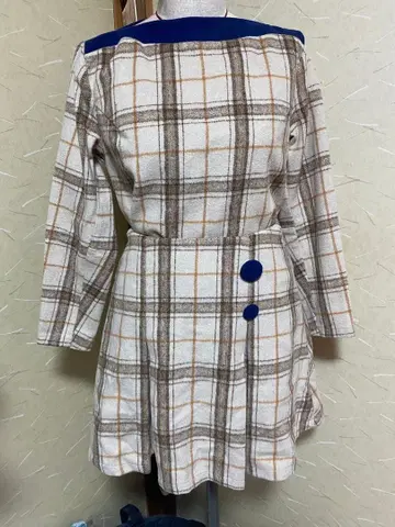 starblinc 체크 무늬 스커트 셋업 M