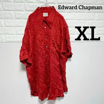 [ Edward Chapman ] XL 반팔 셔츠 빨간색
