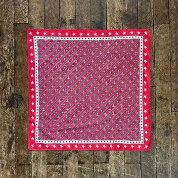 50s 빈티지 반다나 닻 레어 패턴