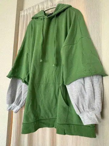 Vogue 오버 사이즈 후드티 와플 원단 LIMI feu