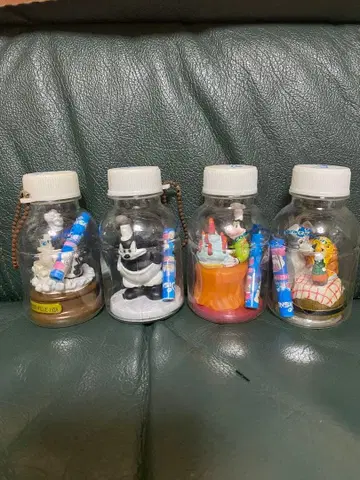 레어 레트로 디즈니 미니 보틀 피규어 모음